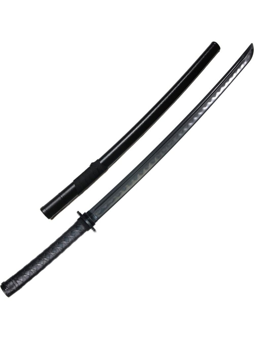 Polypropylene Training Sword for Martial Arts - 39" with Black Saya Scabbard